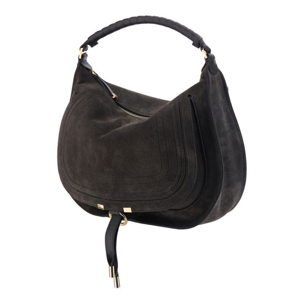 Chloé Women Brown Shoulder Bag 'Marcie Medium' In Suede For Women - Picture 2 of 3